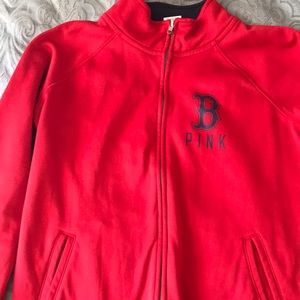 PINK Boston Red Sox track jacket